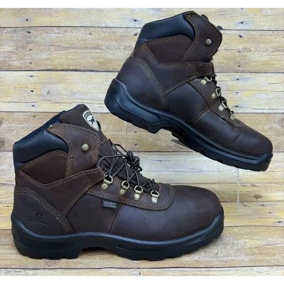 Irish Setter By Redwings Ely Waterproof Steel Toe Work Boots Men 10.5 Fast Ship main image 10